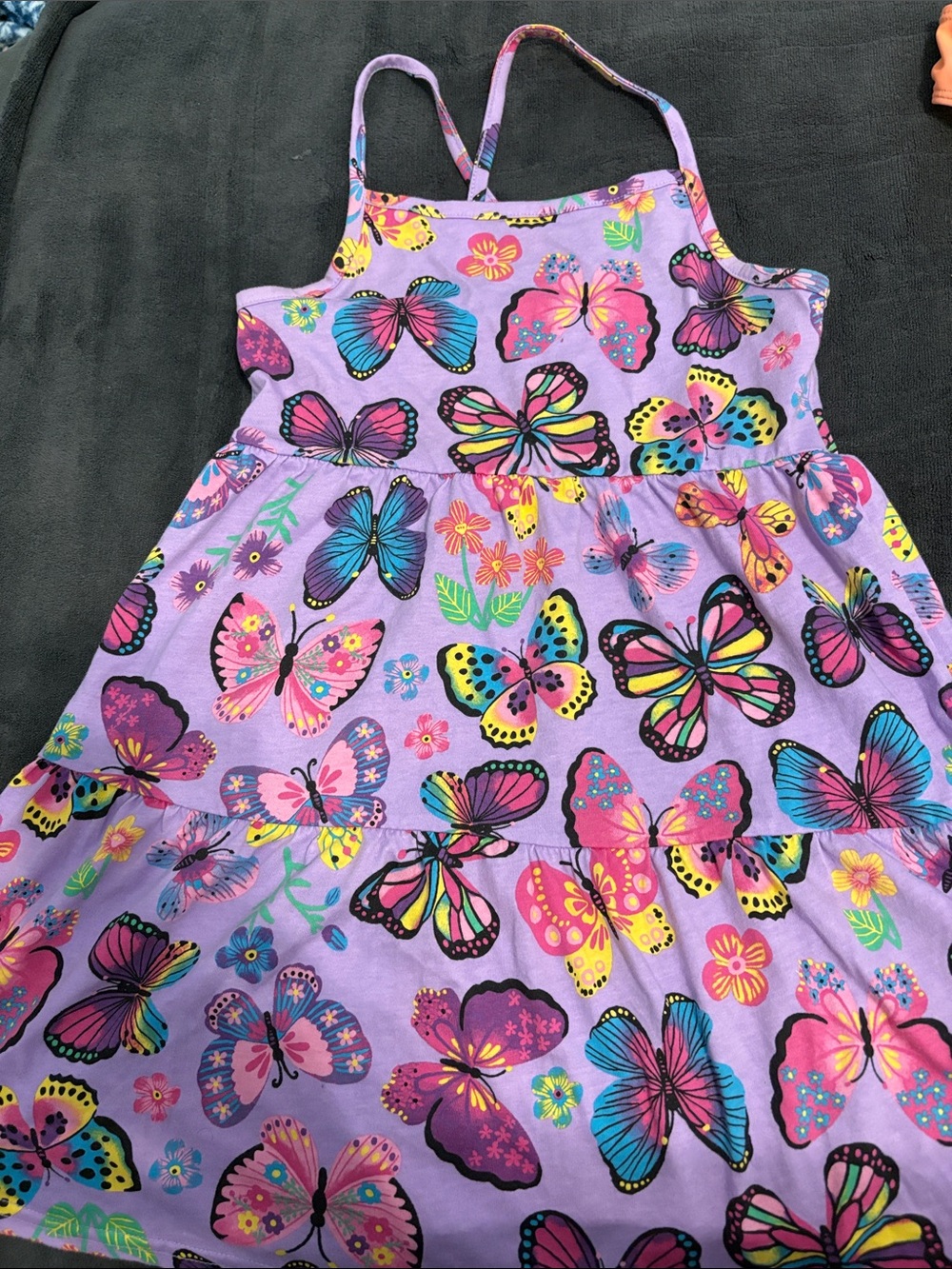 The Children's Place Purple Butterfly Print Sundress
